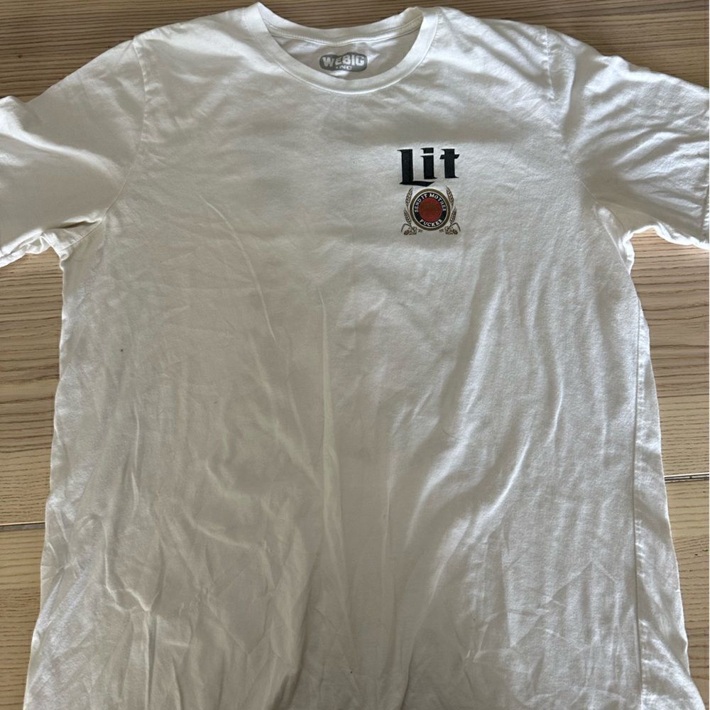 Welit WeBigInc Lit white tee shirt - XL